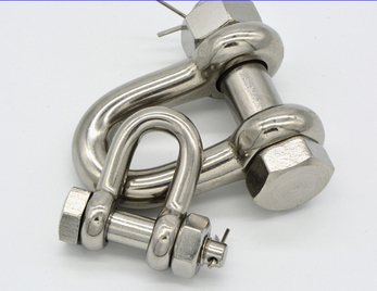 Round Pin Safety Chain Shackle U.s Type Aisi :304 Or 316