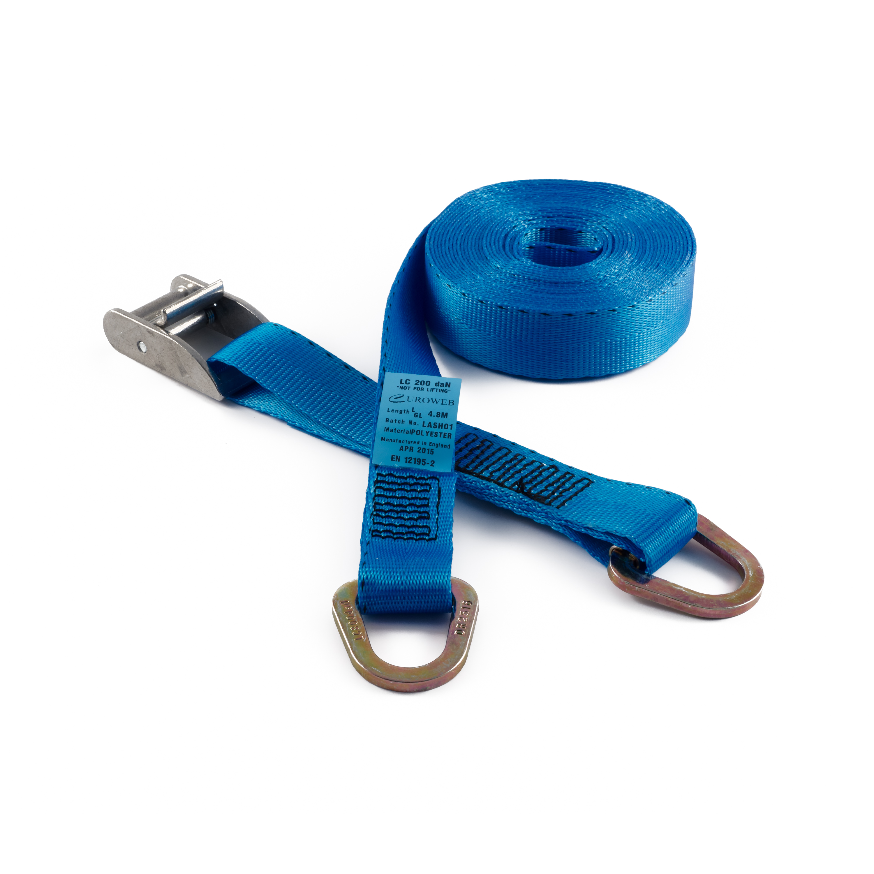 Cargo strap with delta ring