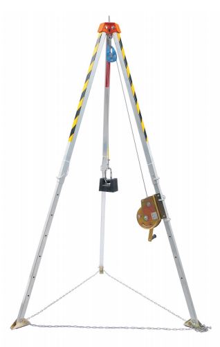 Aluminum Rescue Tripod With Anchor Points And Safety Chain O